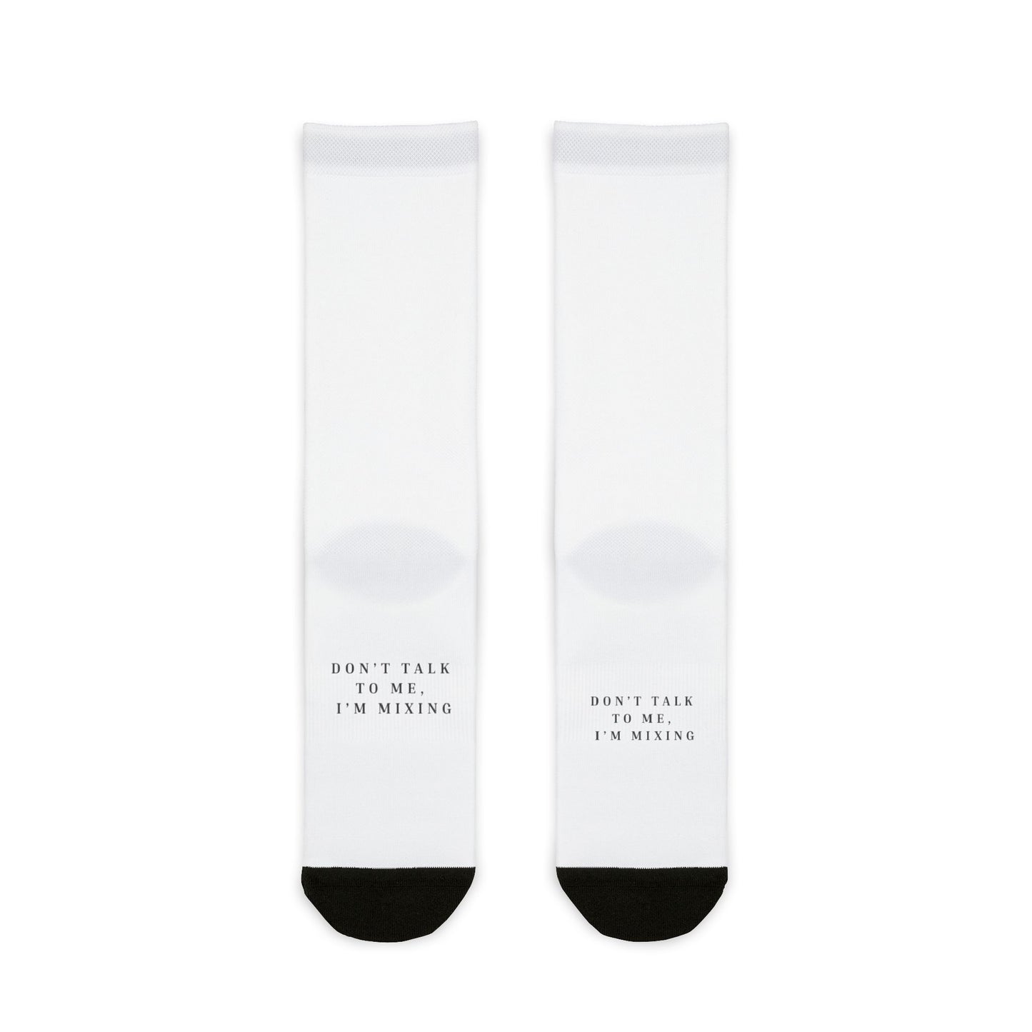 Funny Mixing Crew Socks - Don't Talk to Me Im Mixing