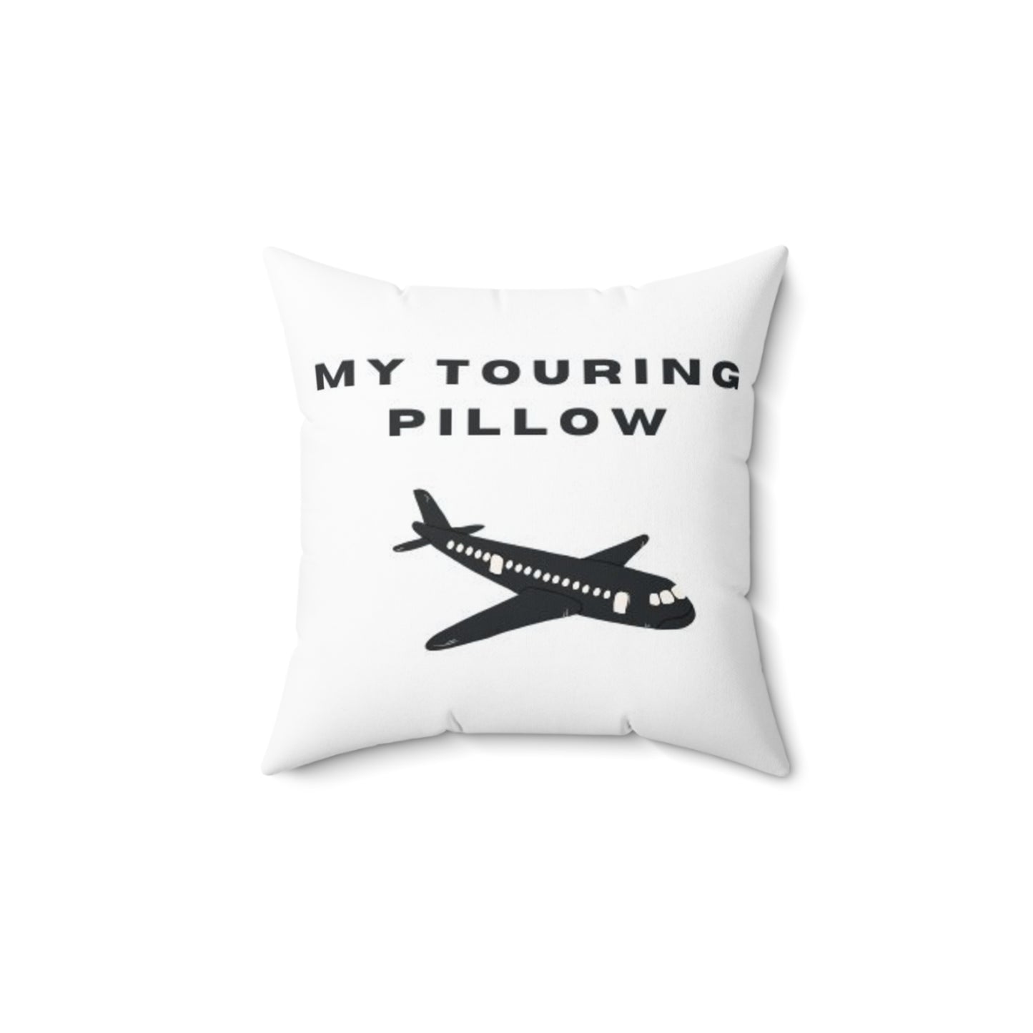 Travel-Inspired Square Pillow - 'My Touring Pillow'
