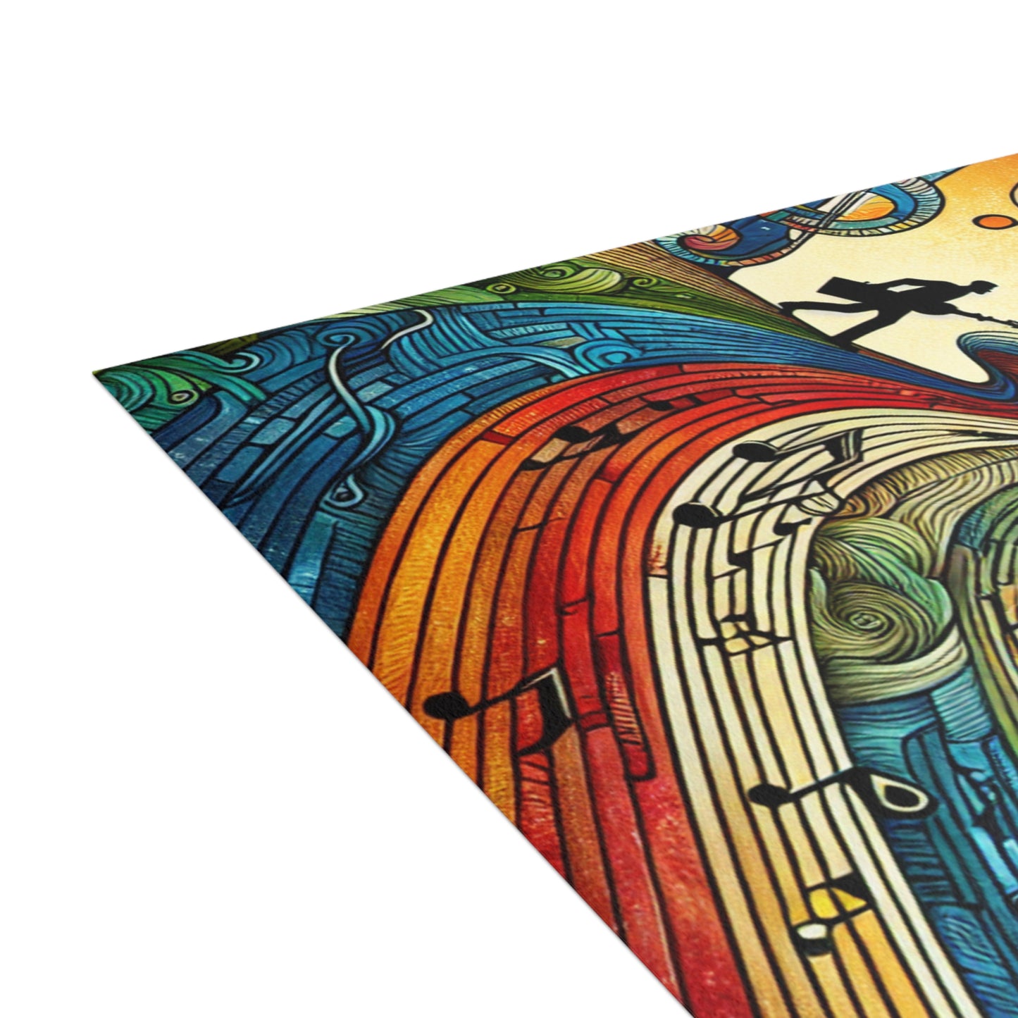 Musical Art Postcard Bundle - Vibrant Music-themed Cards for Gift Giving