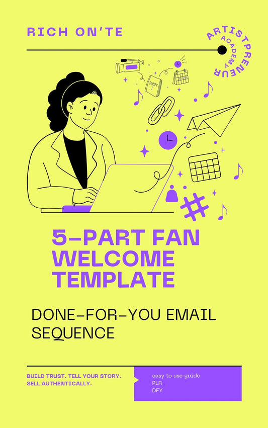 Fan Welcome Email Sequence Templates
